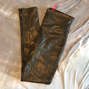 Spanx faux leather leggings